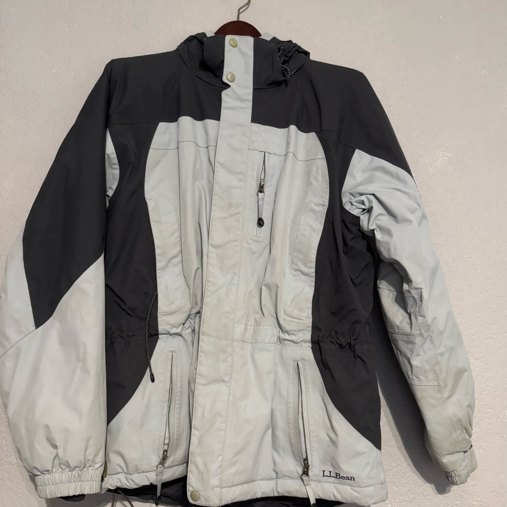 L.L. Bean Men's Gray Rugged Ridge Insulated Parka